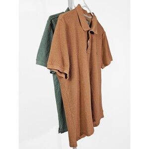 Rodd & Gunn Large Piqué Sports Fit Cotton Polo Bundle of 2 Dusty Sage Sunset